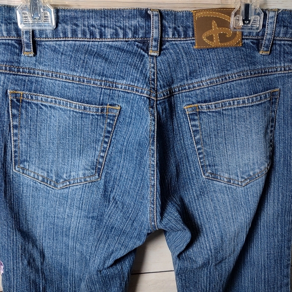 Disney Tinkerbell Midrise Bootcut Jeans Size 4 - Picture 8 of 10